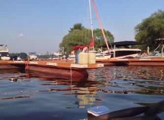 Яхт-клуб "Левый берег" - сезонная стоянка яхт и катеров на воде